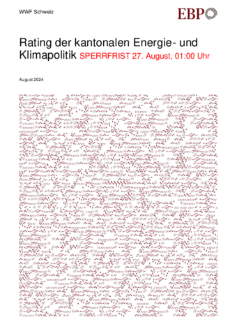 WWF Kantonsrating 2024