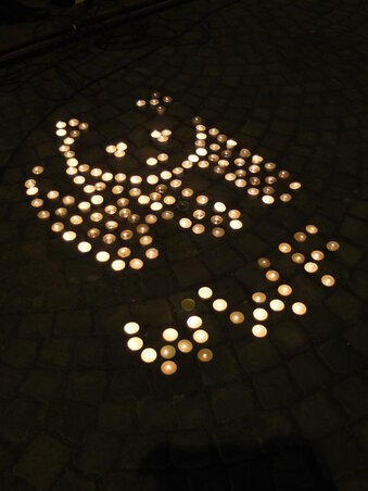 Earth Hour 2018 in Aarau